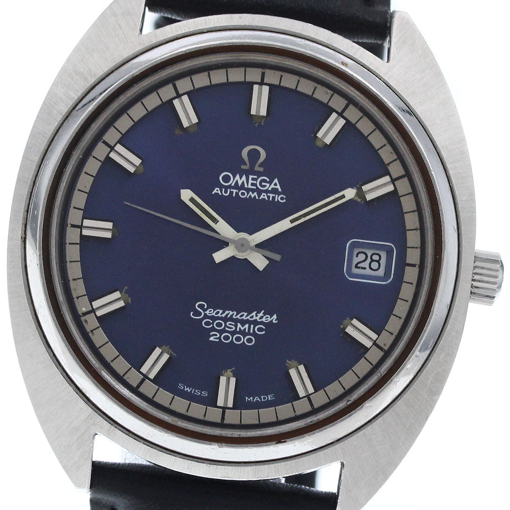 OMEGA Seamaster Cosmic 2000 Date Navy Dial Automatic Men's Watch_955203