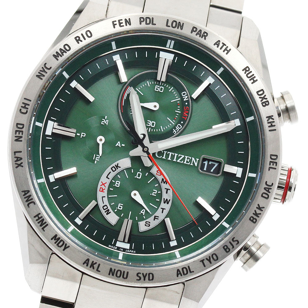 CITIZEN Atessa Direct Flight H800-T027016 Solar Powered Radio Men's Watch_955212