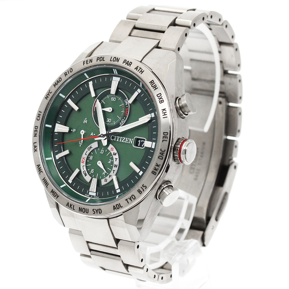 CITIZEN Atessa Direct Flight H800-T027016 Solar Powered Radio Men's Watch_955212