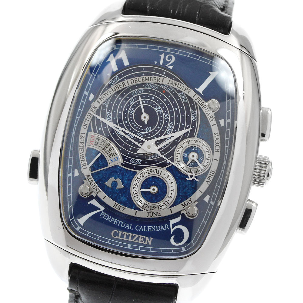 CITIZEN Campanola 6702-T001432 Limited edition of 300 pieces in 2002: Perpetual Calendar blue Dial Quartz Men's Watch_955215