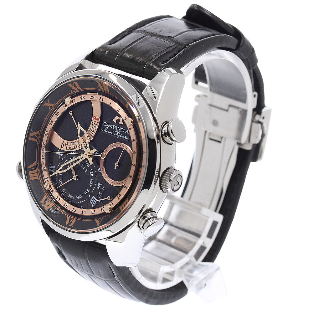 CITIZEN Campanola AH7061-00E/6762-T022073 Minute repeater black Dial Quartz Men's Watch_955220