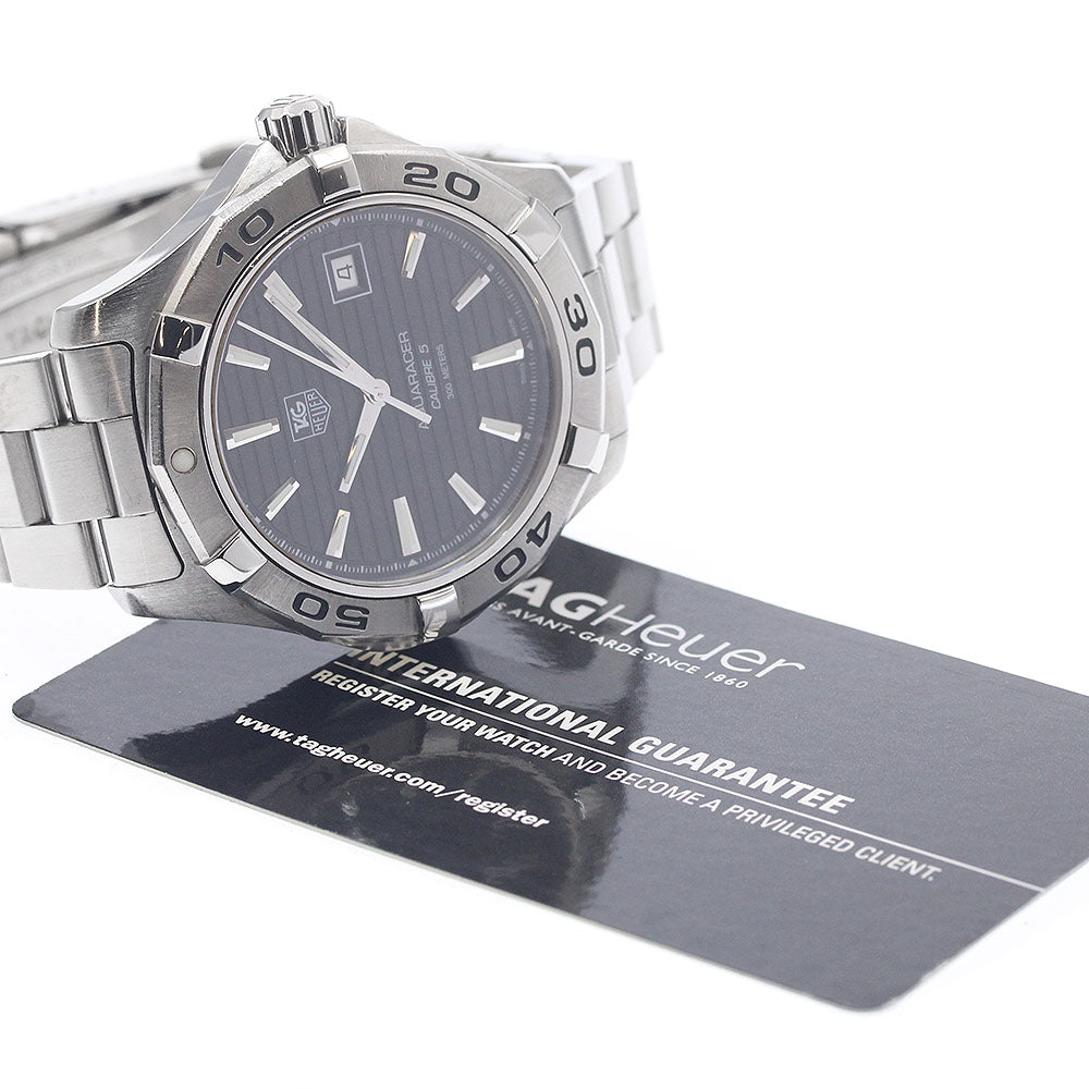 TAG HEUER Aqua racer WAP2010 Date black Dial Automatic Men's Watch_955221