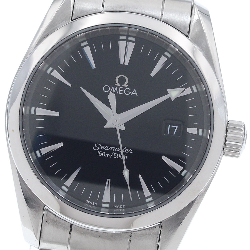 OMEGA Seamaster Aqua Terra 2518.50 Date black Dial Quartz Boy's Watch_955244