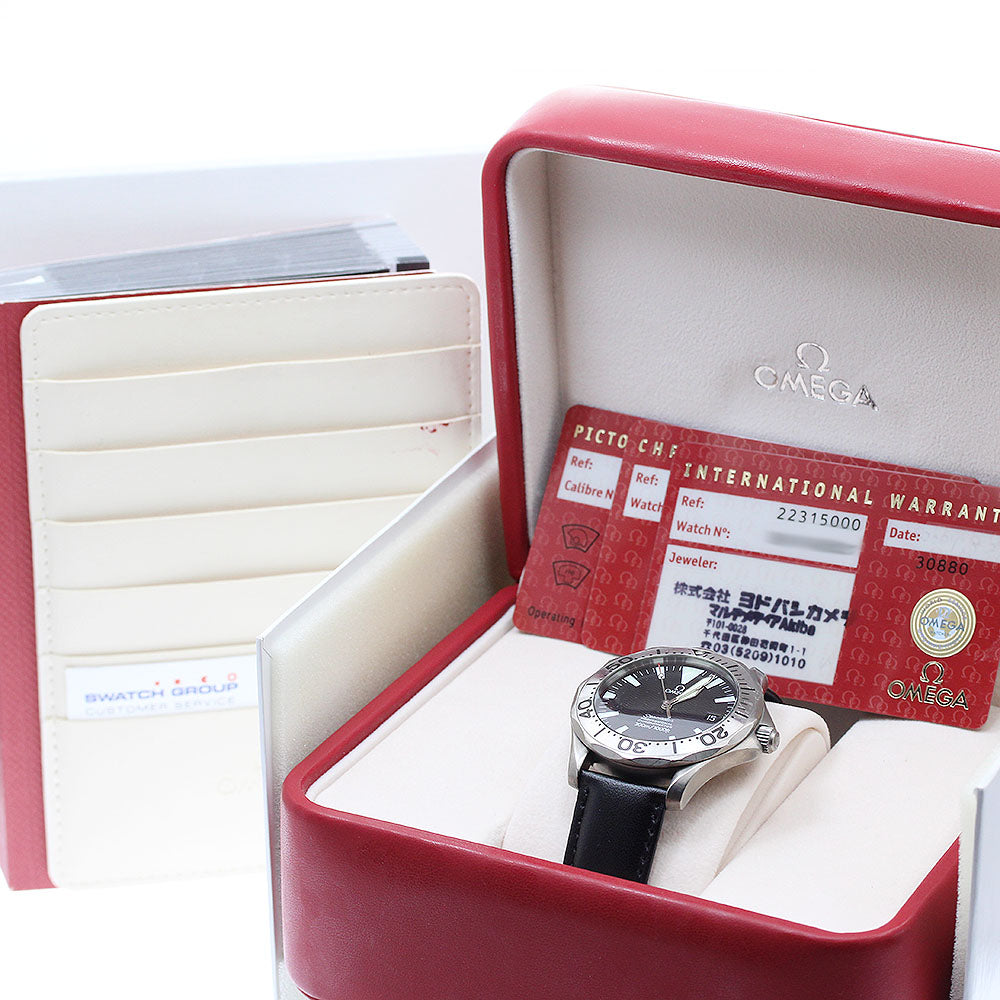 OMEGA Seamaster300 2231.50 Date black Dial Automatic Men's Watch_955261