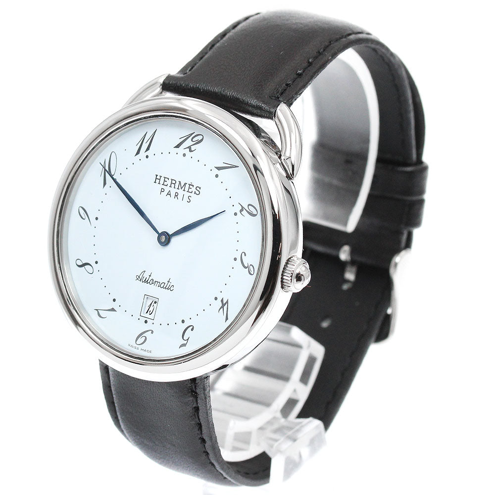 HERMES Arceau AR4.810 Date white Dial Automatic Men's Watch_955278
