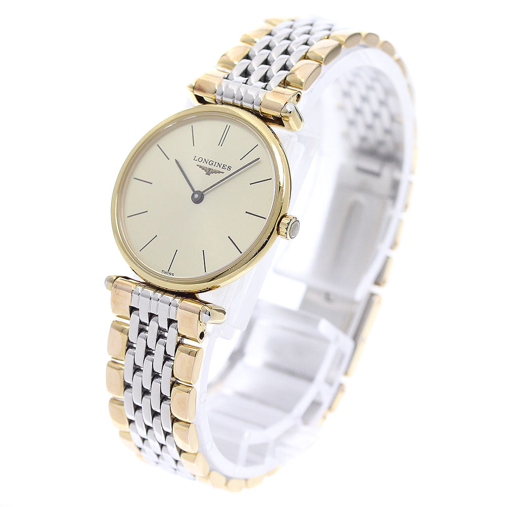 LONGINES Grand classic L4.135.2 gold Dial Quartz Ladies Watch_955290