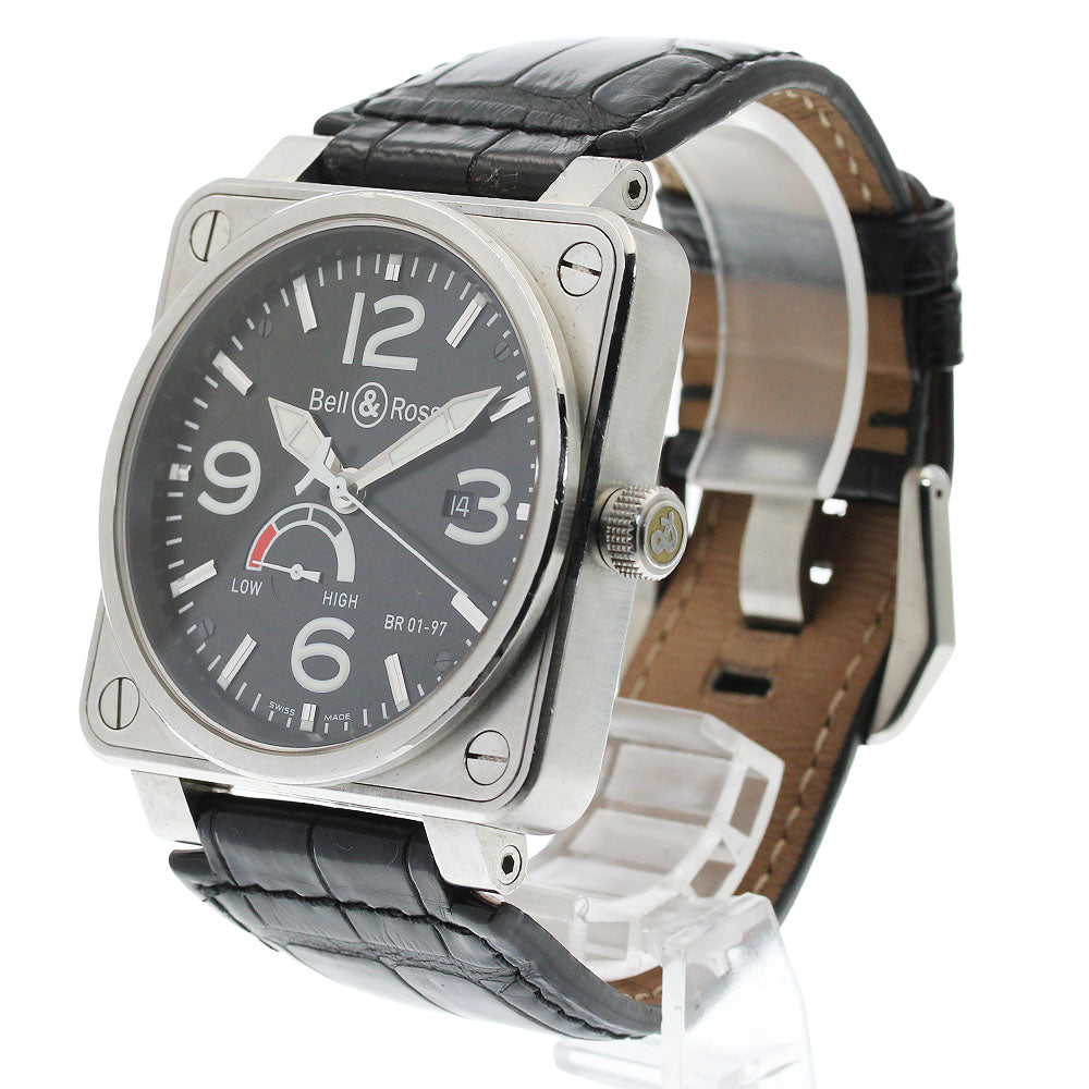 Bell＆Ross BR01-97 Date power reserve black Dial Automatic Men's Watch_955299