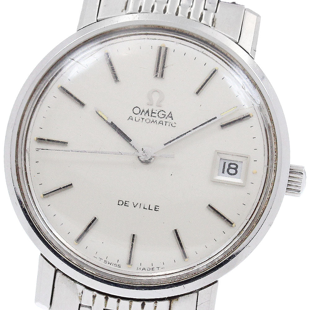 OMEGA De Ville 166.0161 Date cal.1012 Silver Dial Automatic Men's Watch_955322