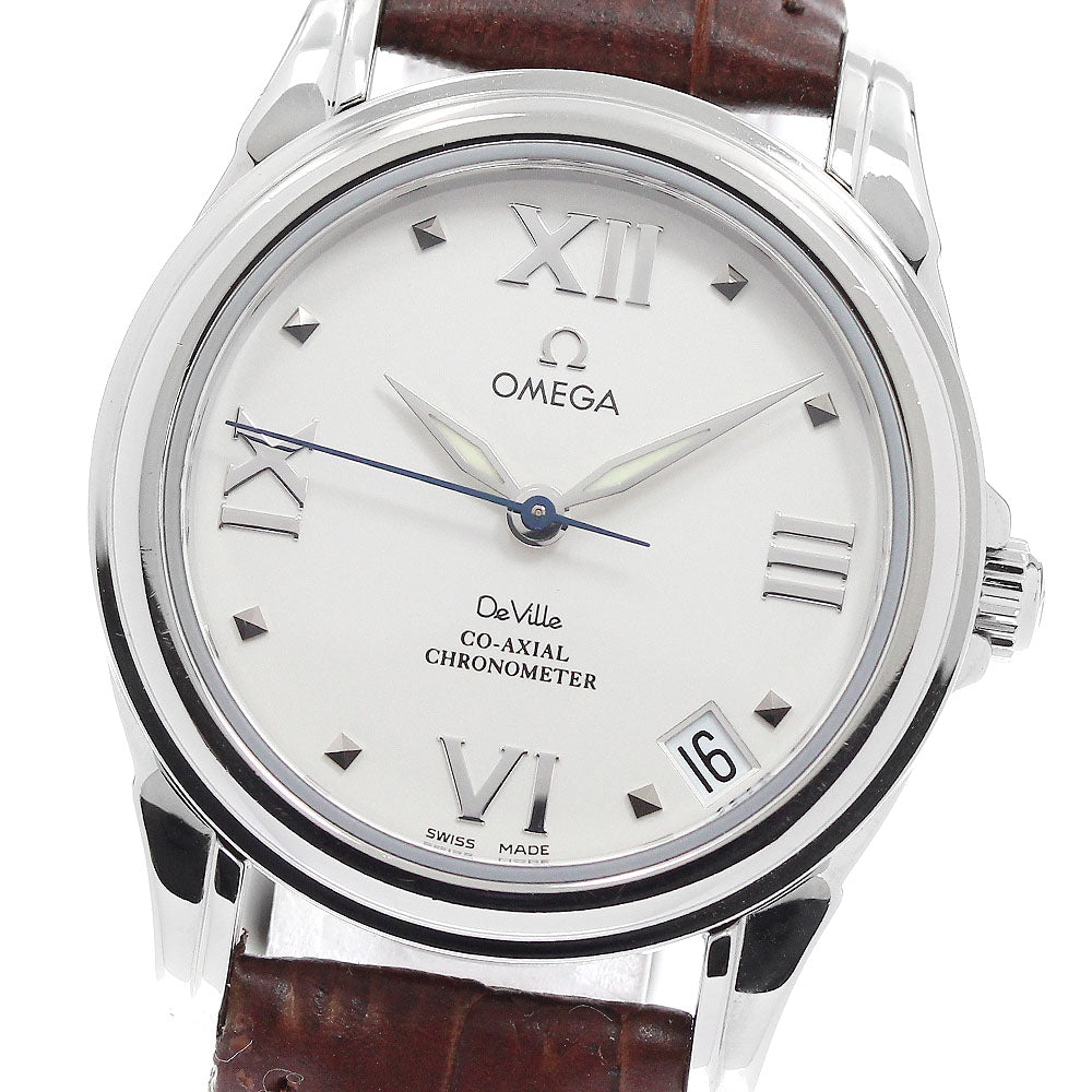 OMEGA De Ville 4881.31.32 Co-Axial Date Silver Dial Automatic Boy's Watch_955335
