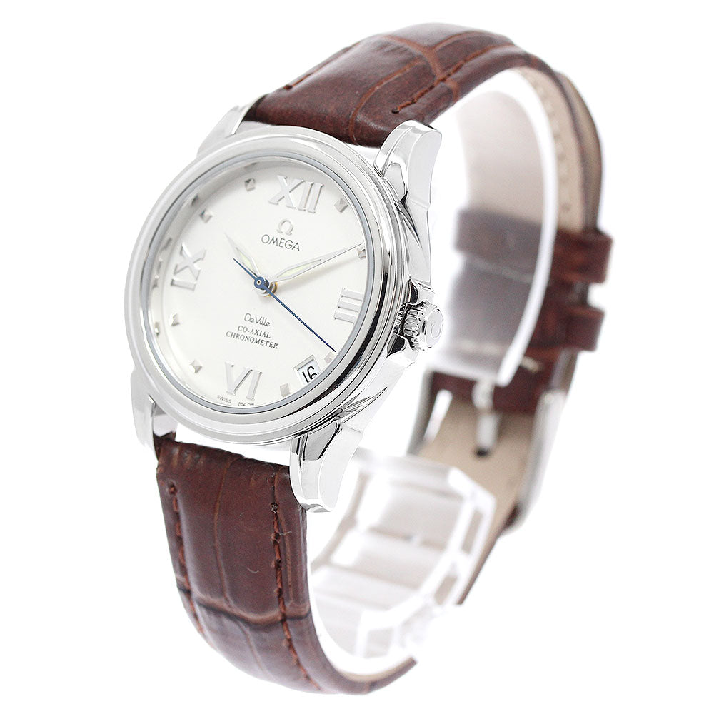 OMEGA De Ville 4881.31.32 Co-Axial Date Silver Dial Automatic Boy's Watch_955335