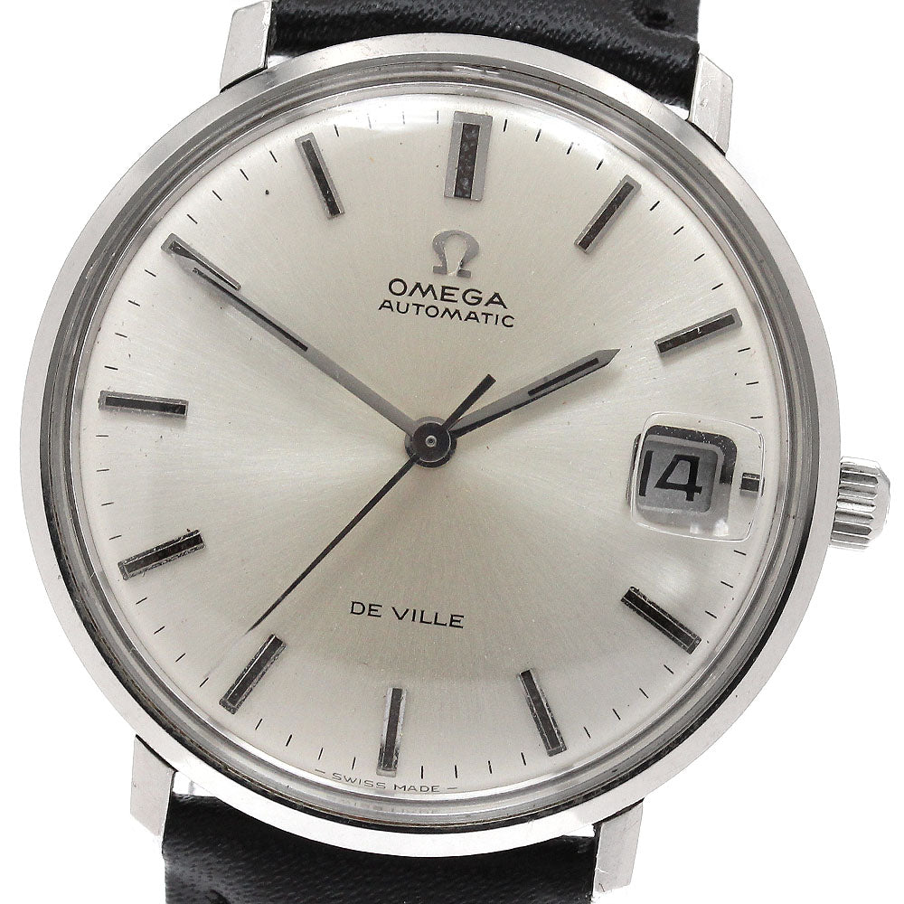 OMEGA De Ville 166.033 Date vintage Silver Dial Automatic Men's Watch_955372