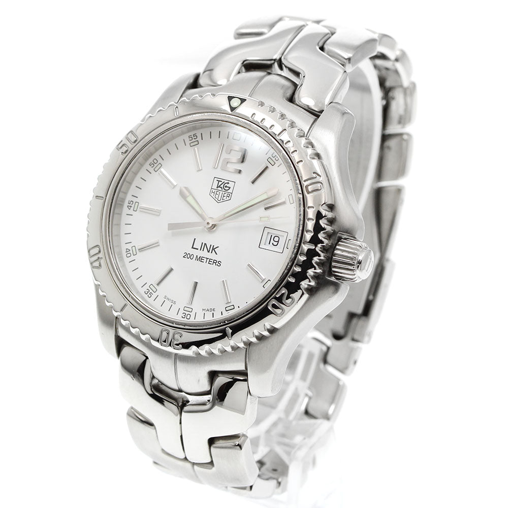 TAG HEUER Link WT1114-0 Date white Dial Quartz Men's Watch_955376