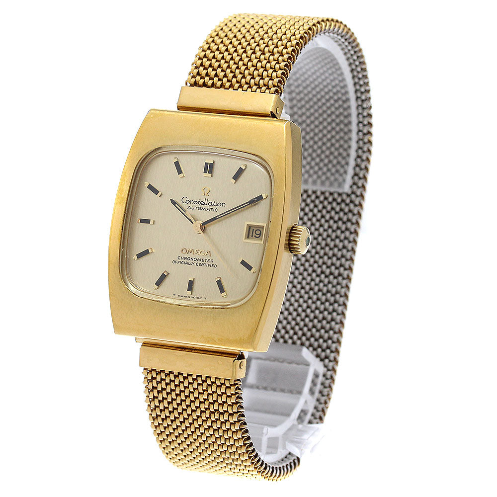 OMEGA Constellation Square Extension Bracelet gold Dial Automatic Men's_955462