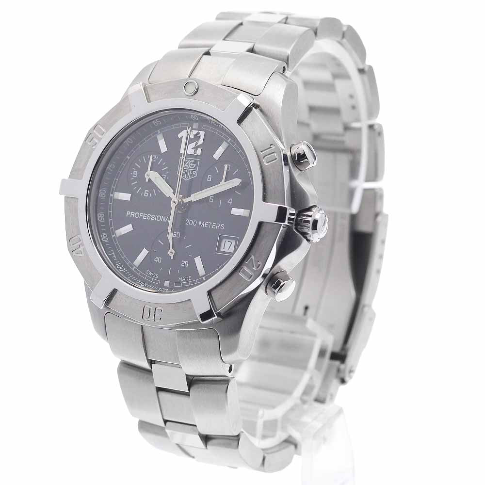 TAG HEUER Exclusive CN1110 Date Chronograph black Dial Quartz Men's Watch_955465