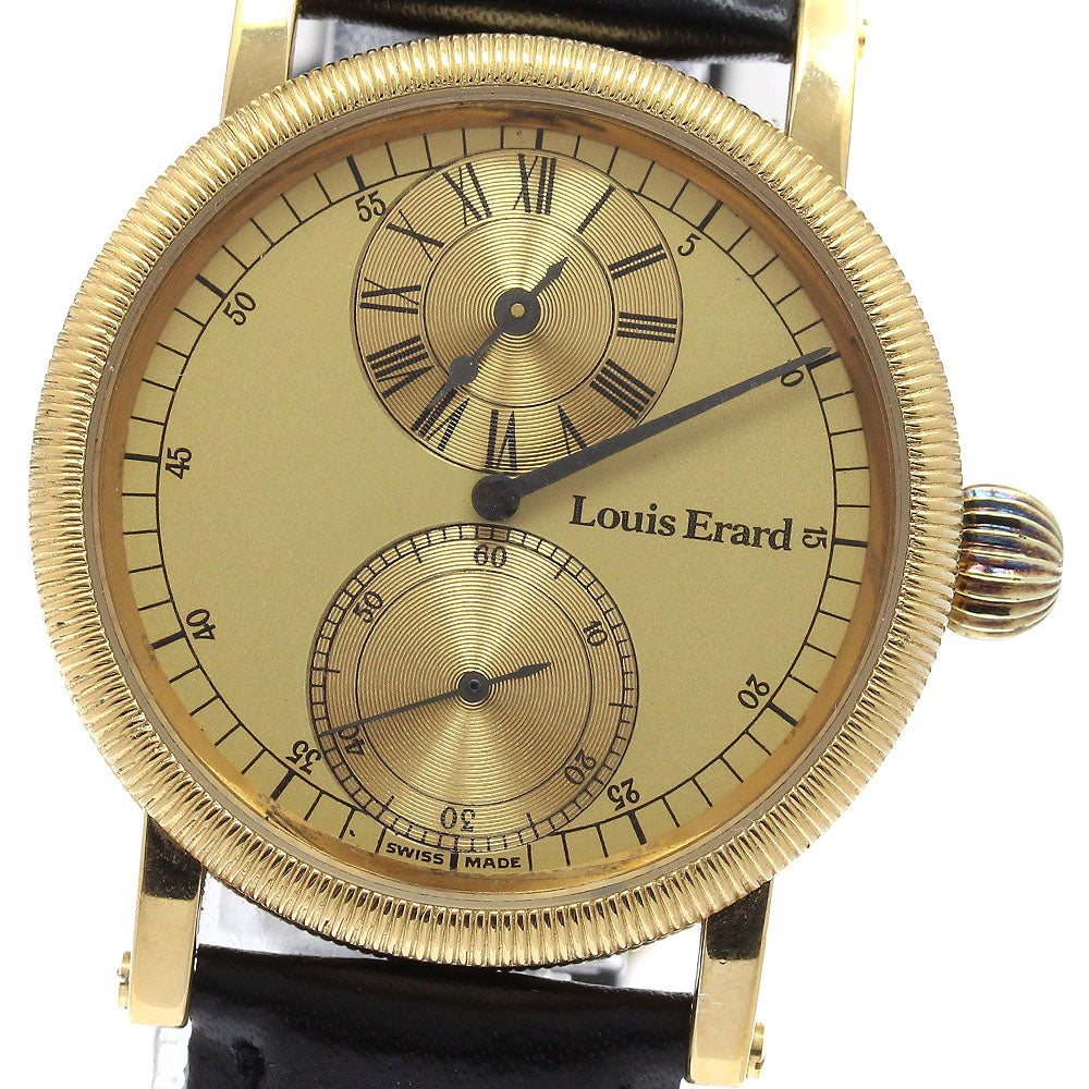 Louis Erard Regulator Cal.251 Small Seconds gold Dial Hand Winding Men's_955466