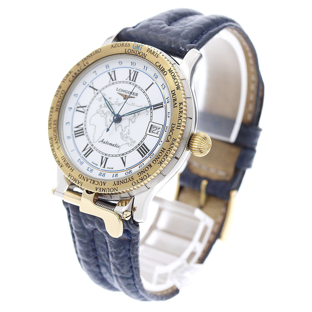 LONGINES Pioneers GMT L2.610.5 Limited to 1500 bottles white Dial Automatic Men's Watch_955488