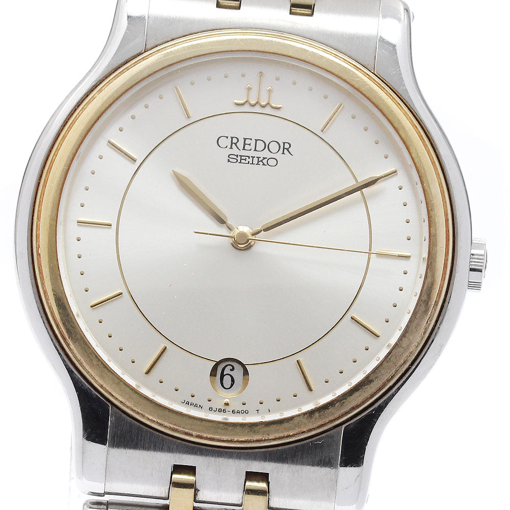 SEIKO CREDOR GCAZ004/8J86-6A00 Silver Dial Quartz Ladies Watch_955502