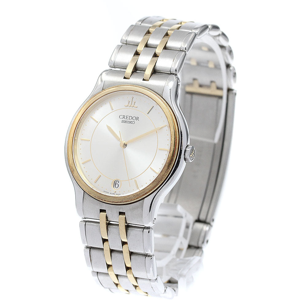 SEIKO CREDOR GCAZ004/8J86-6A00 Silver Dial Quartz Ladies Watch_955502