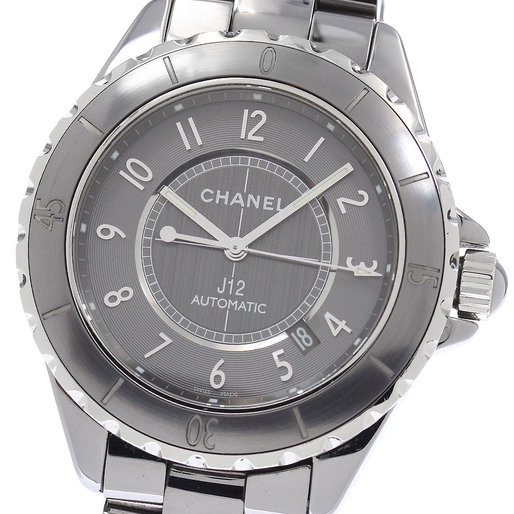 CHANEL J12 Chromatic 41MM H2934 Date Gray Dial Automatic Men's Watch_955506