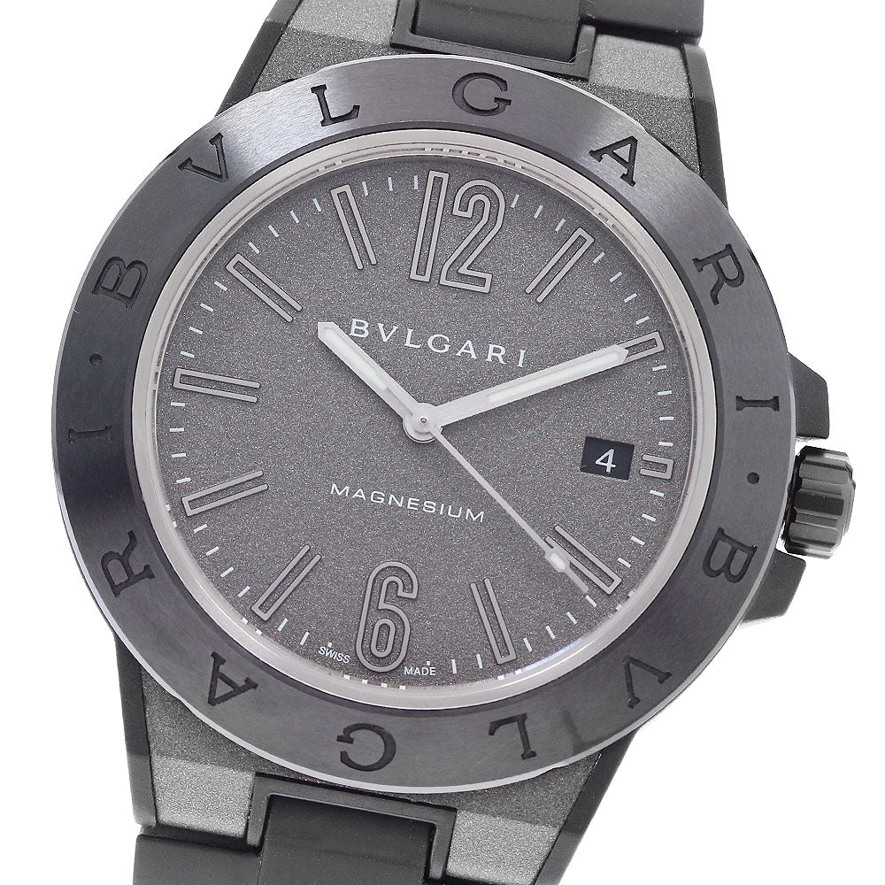 BVLGARI Diagono Magnesium DG41SMC Date gray Dial Automatic Men's Watch_955526