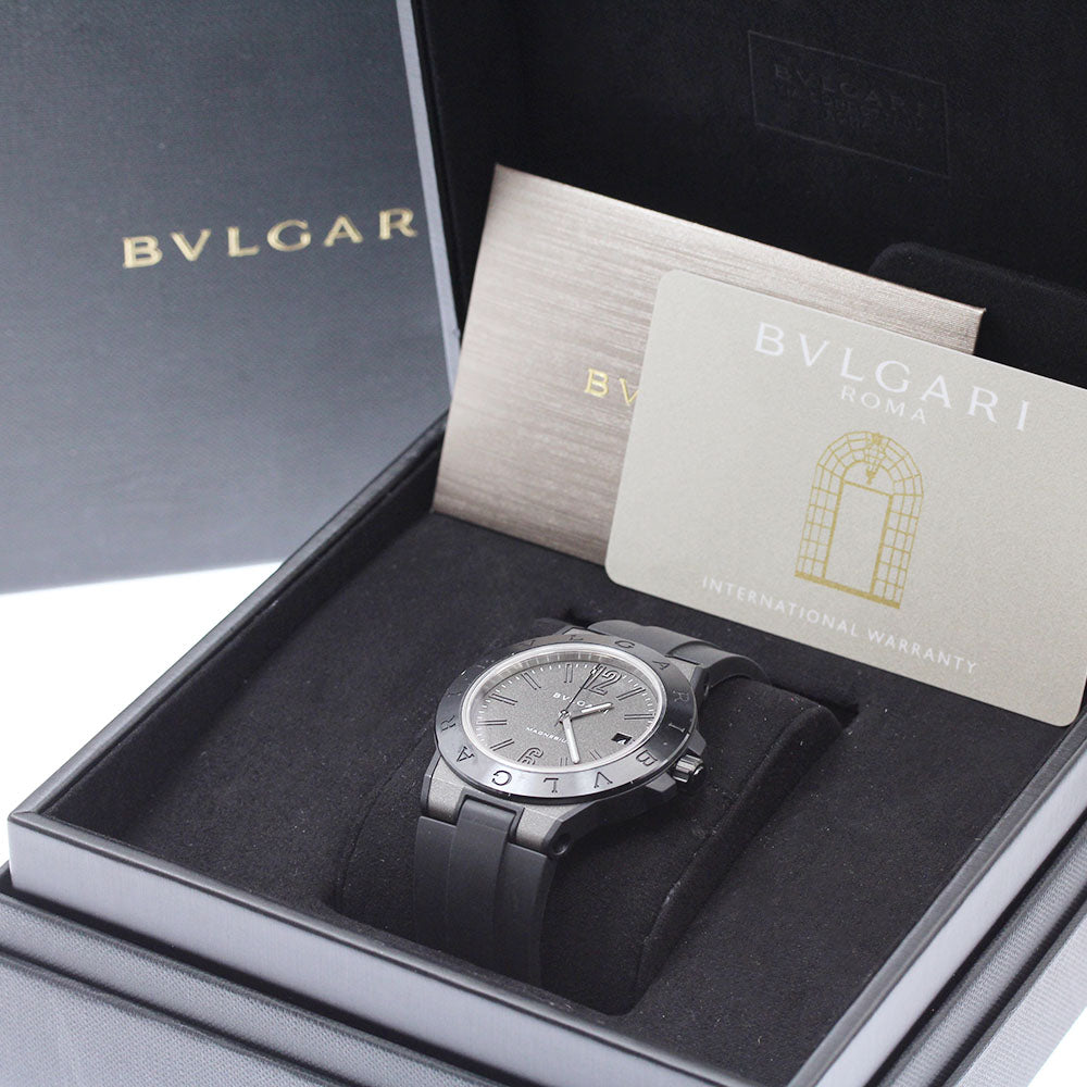 BVLGARI Diagono Magnesium DG41SMC Date gray Dial Automatic Men's Watch_955526
