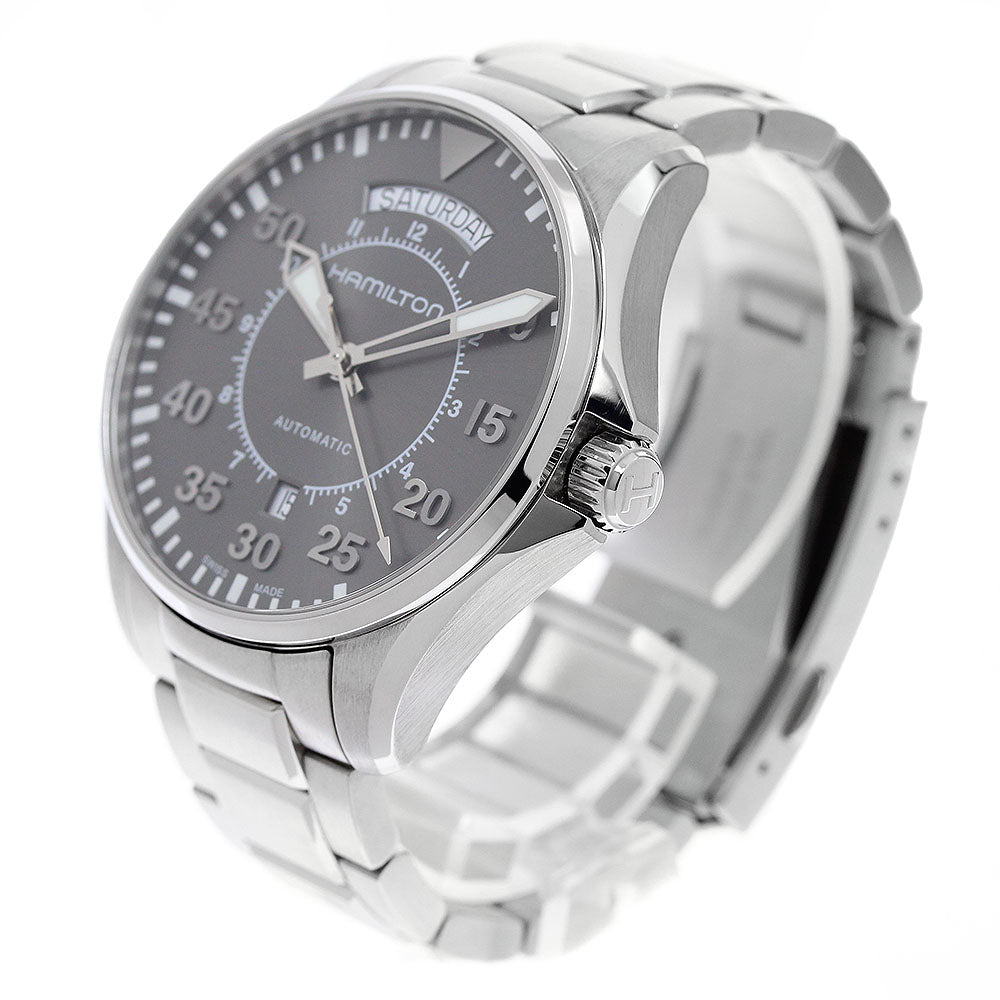 HAMILTON Khaki pilot H646150 Day date gray Dial Automatic Men's Watch_955527