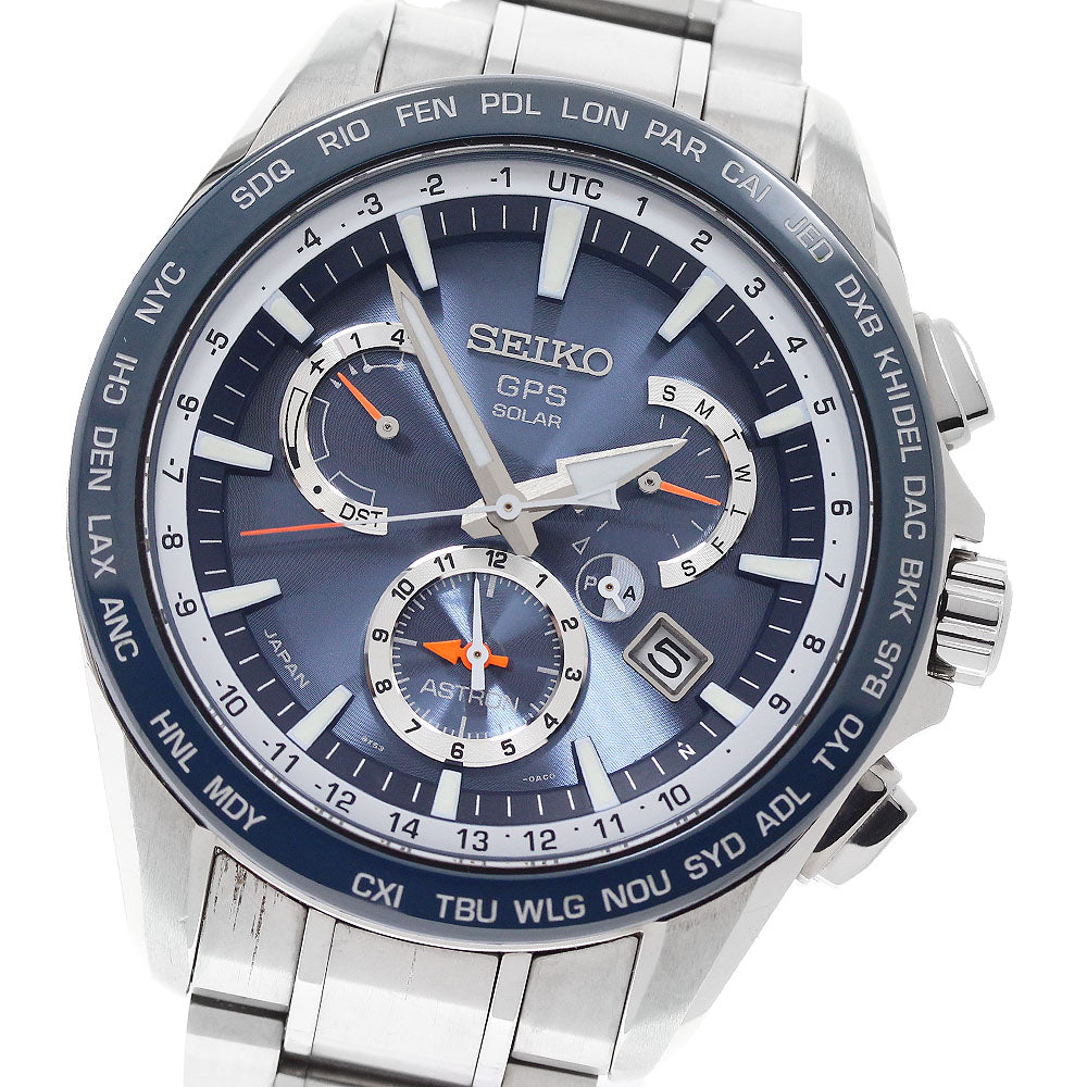 SEIKO Astron SBXB053/8X53-0AD0-2 GPS Solar Powered Radio Men's Watch_955540