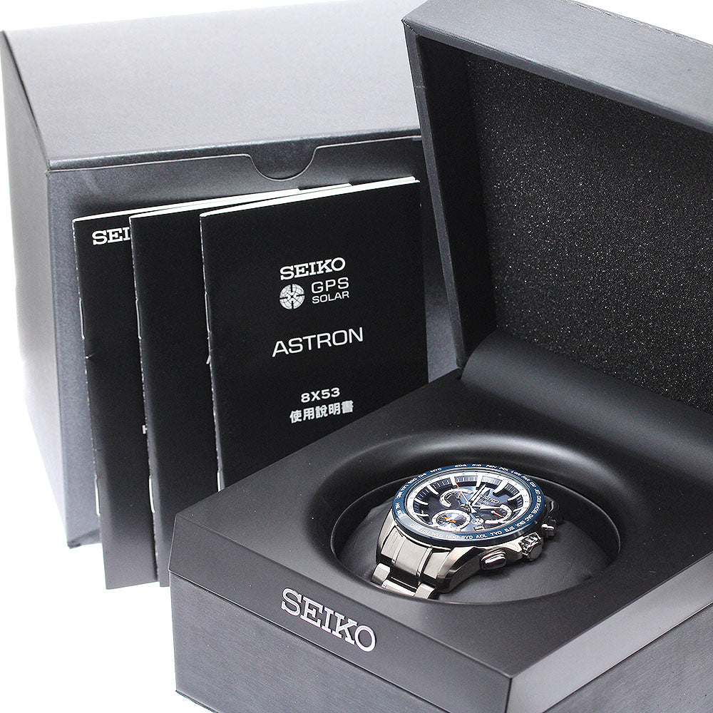 SEIKO Astron SBXB053/8X53-0AD0-2 GPS Solar Powered Radio Men's Watch_955540