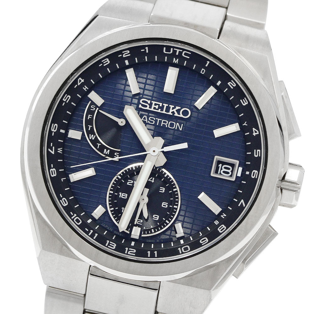 SEIKO Astron Nexter SBXY065/8B63-0BH0 Navy Dial Solar Powered Radio Men's_955555