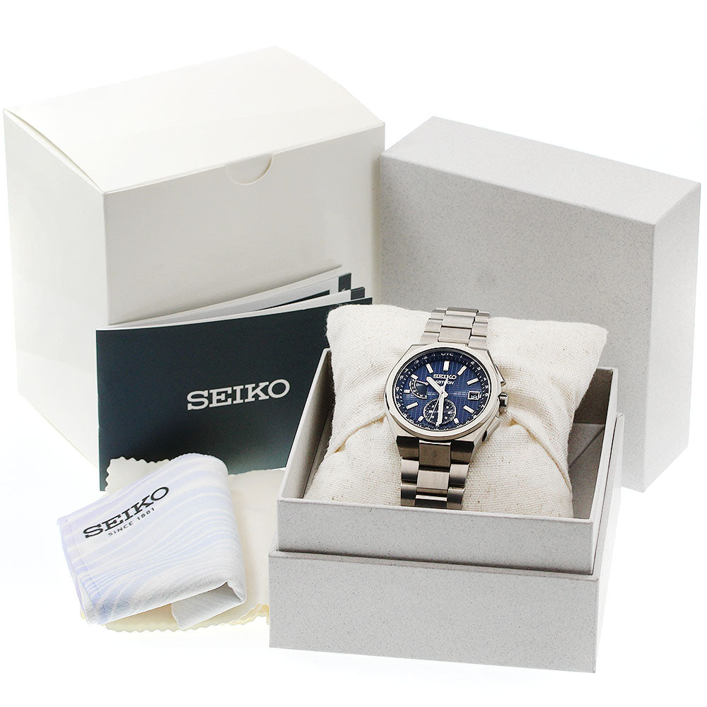 SEIKO Astron Nexter SBXY065/8B63-0BH0 Navy Dial Solar Powered Radio Men's_955555