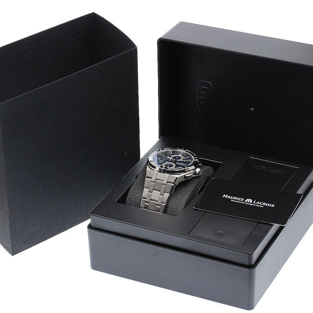 MAURICE LACROIX Icon AI1118-SS002-4301-1 Chronograph Quartz Men's Watch_955556