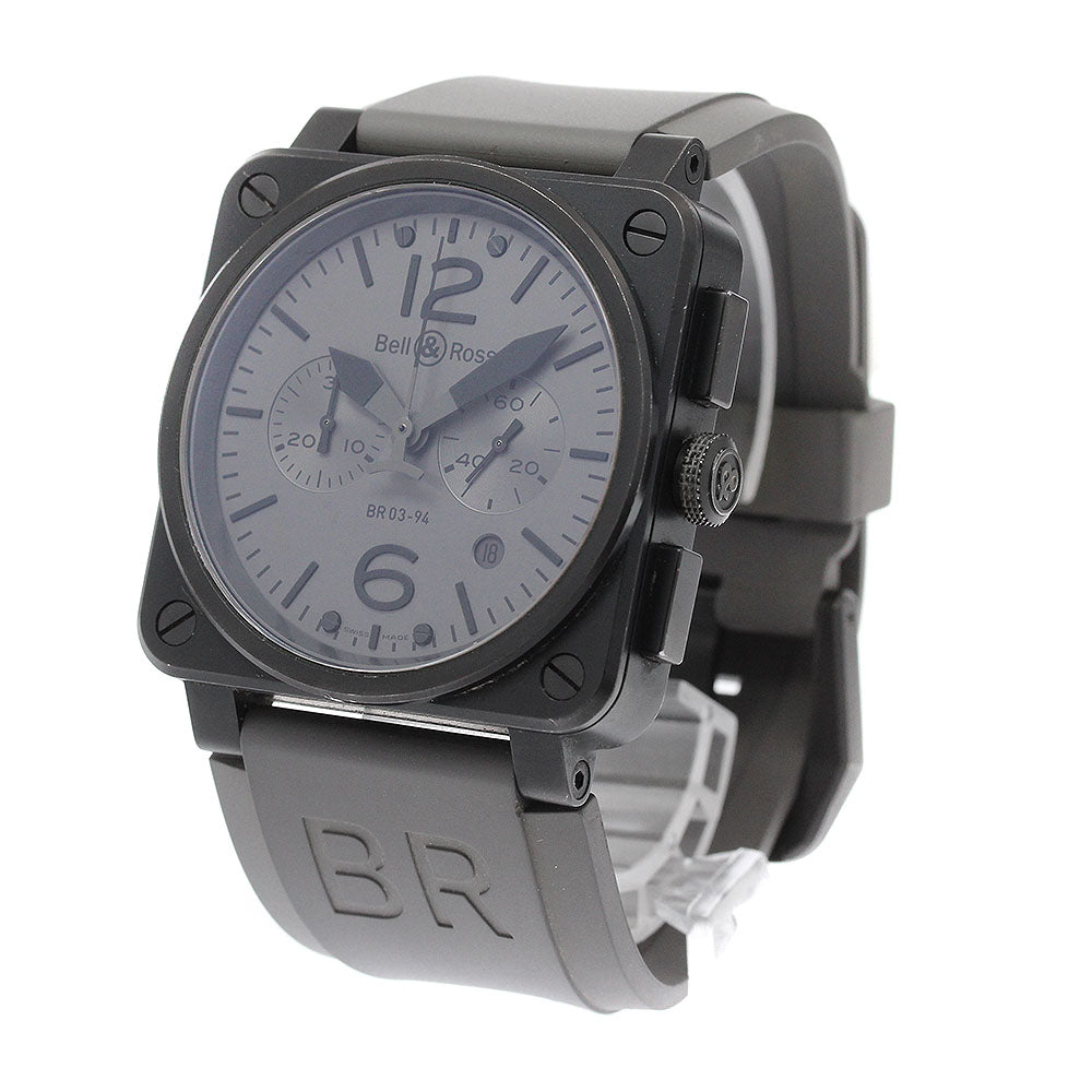 Bell＆Ross BR03-94 BR03-94-S Chronograph gray Dial Automatic Men's Watch_955563
