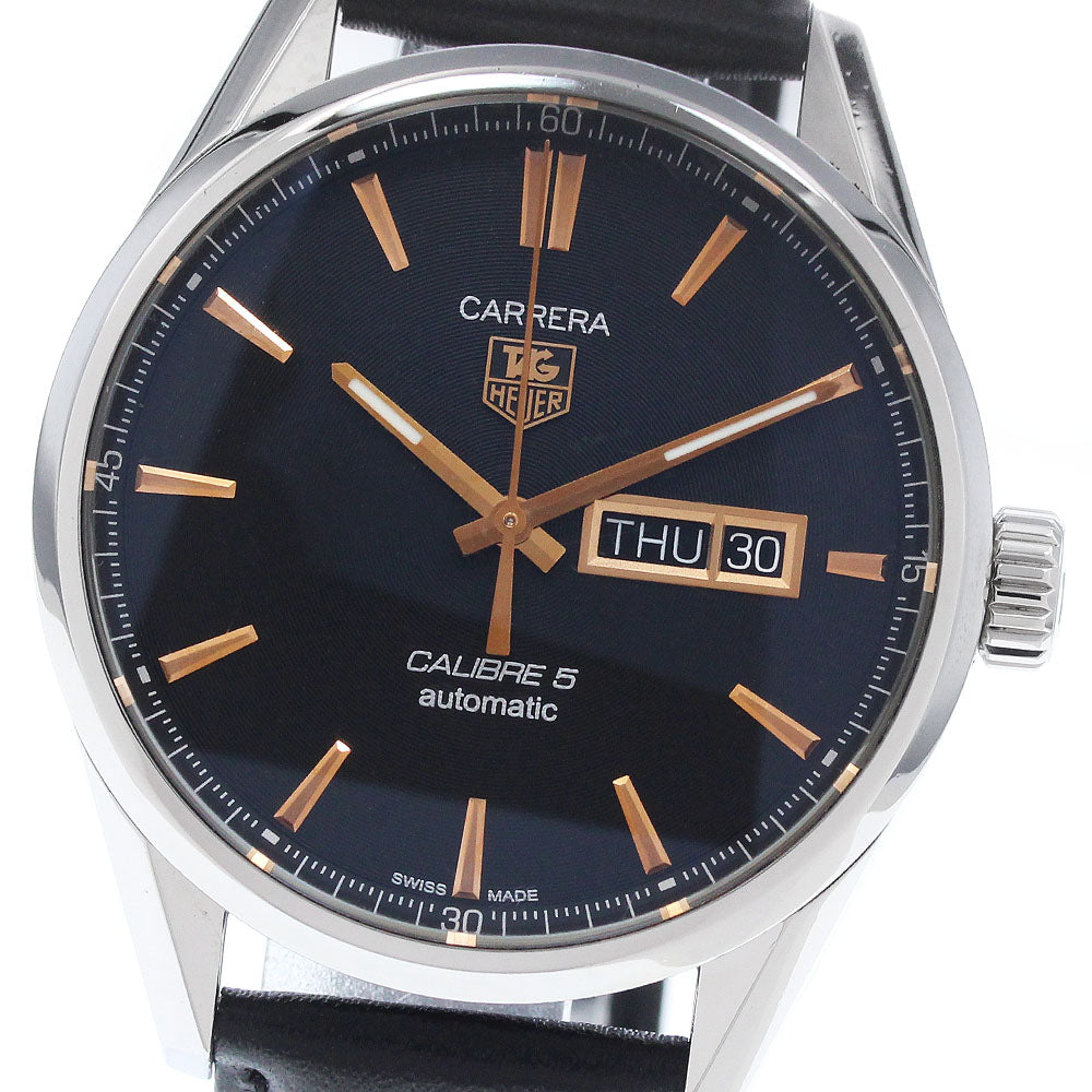 TAG HEUER Carrera Caliber 5 WAR201C.BA0723 Day date Automatic Men's Watch_955566