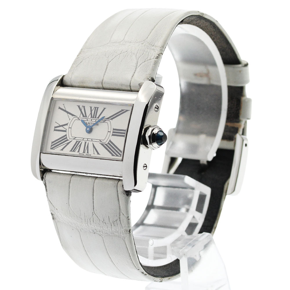 CARTIER Mini tank divan W6300255 beige Dial Quartz Ladies Watch_955617