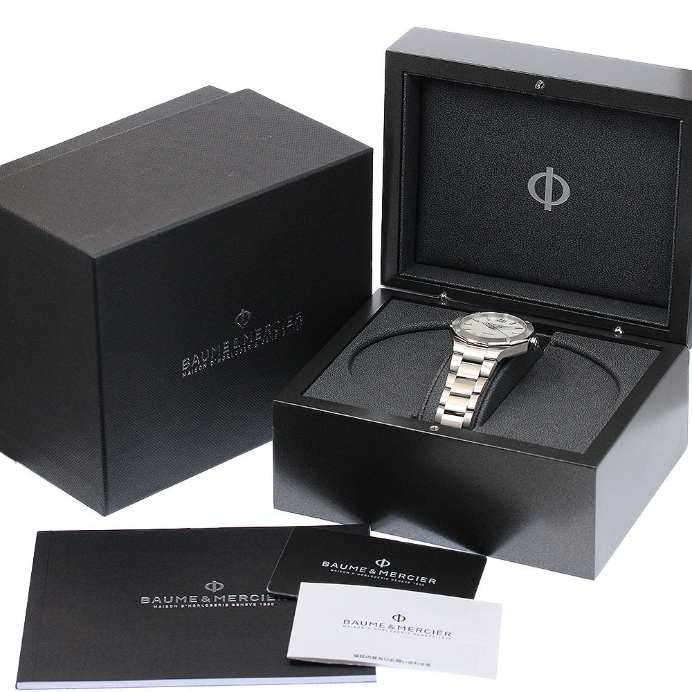 Baume & Mercier Riviera M0A10663 4P Diamond Date White shell Dial Automatic Boy's Watch_955621