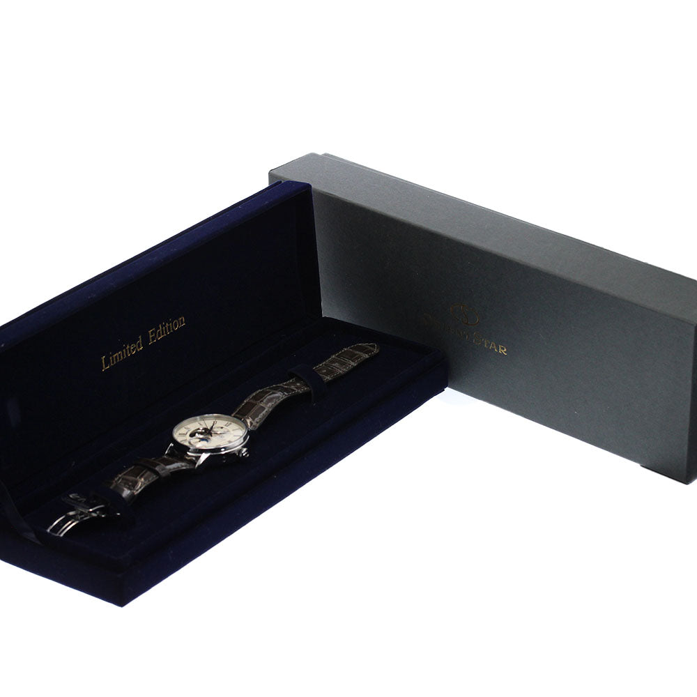 ORIENT Orient Star Mechanical RK-AM0007S/F7X6-UAC0 Moon Phase, Limited Edition of 500 Silver Dial Automatic Men's Watch_955626