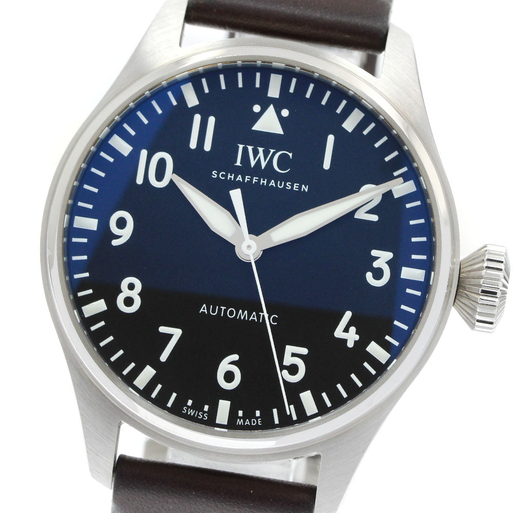 IWC SCHAFFHAUSEN big pilot watch 43 IW329301 Black Dial Automatic Men's _955629