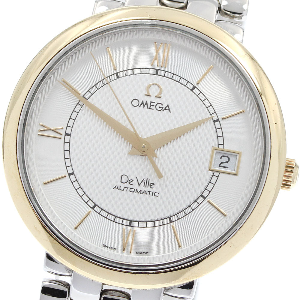 OMEGA De Ville Prestige 7304.31 Date Cal.1108 Silver Dial Automatic Men's_955630