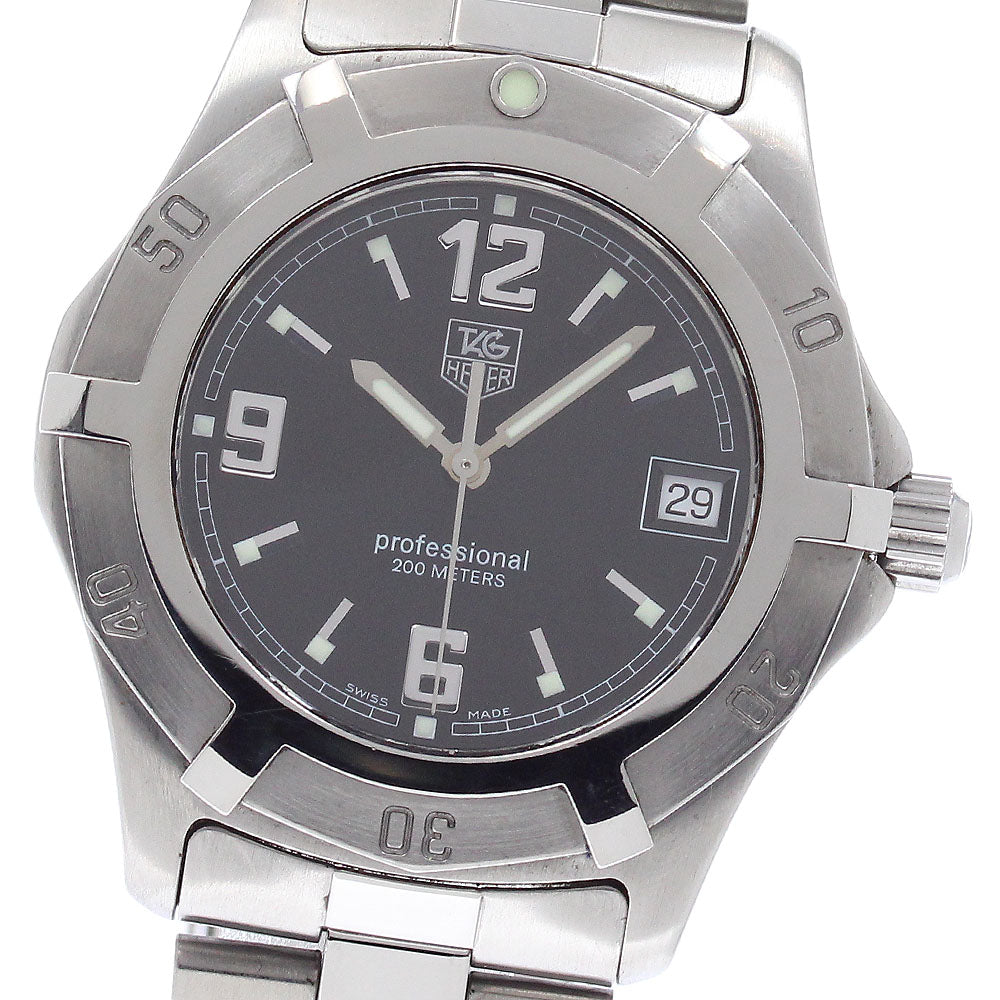 TAG HEUER 2000 Series Exclusive WN1110 Date black Dial Quartz Men's Watch_955668
