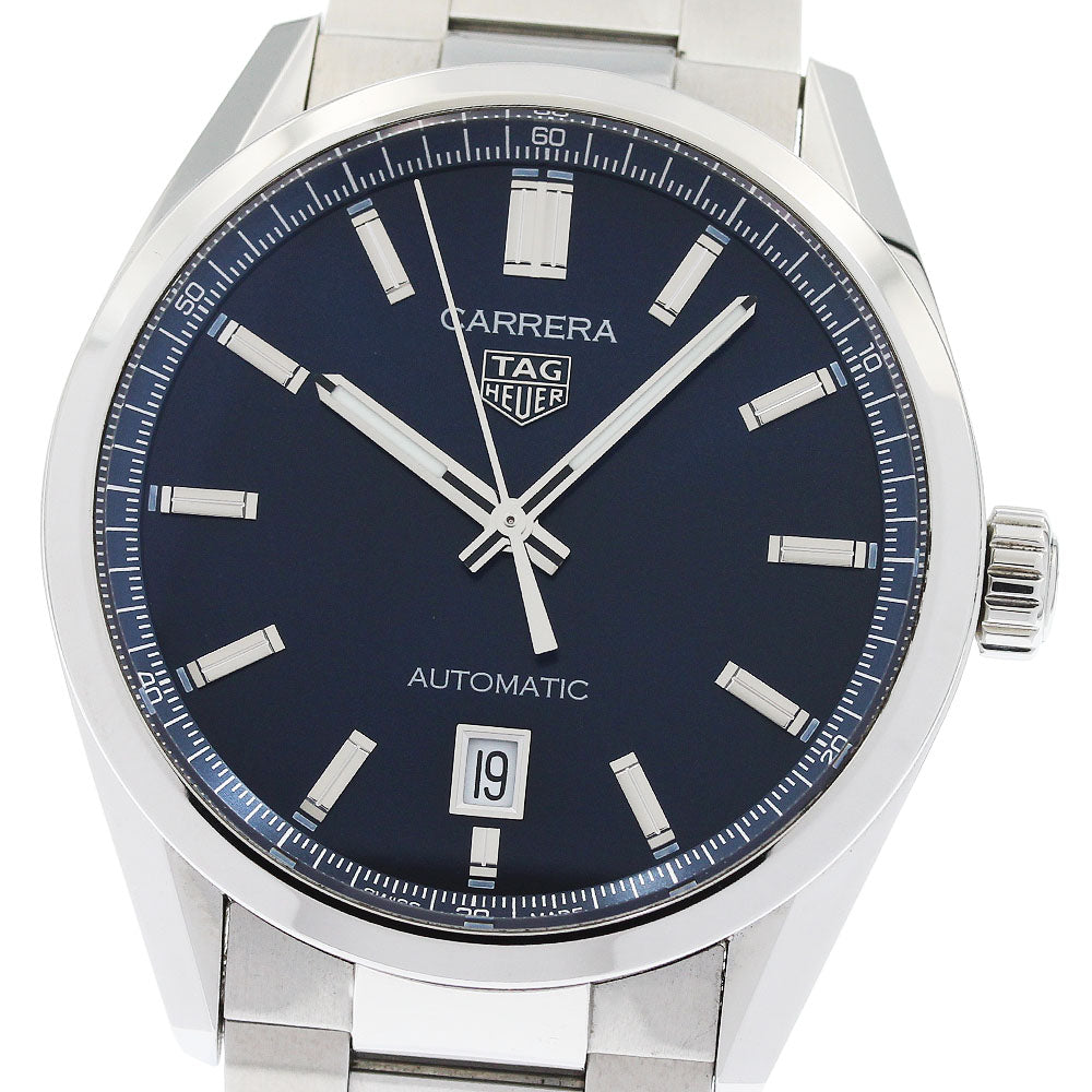 TAG HEUER Carrera Caliber 5 WBN2112-0 Date Navy Dial Automatic Men's_955677