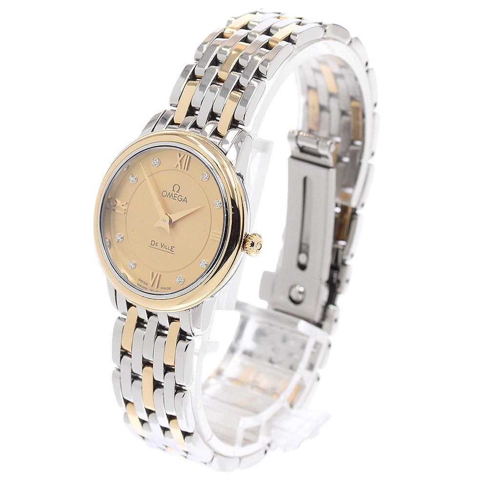 OMEGA De Ville Prestige 424.20.27.60.58.001 8P diamond Quartz Ladies_955702