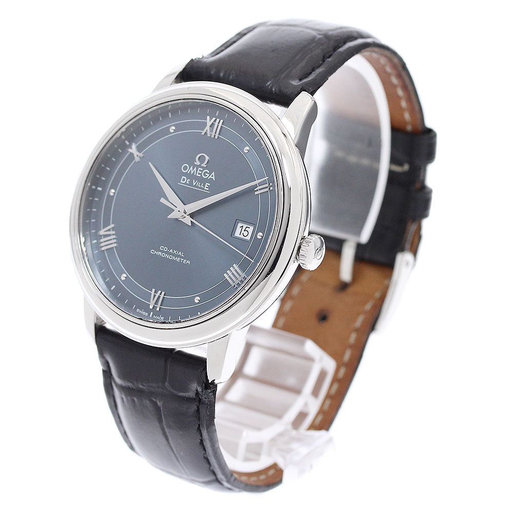 OMEGA De Ville Prestige 424.13.40.20.03.002 Date Navy Dial Automatic Men's Watch_955704