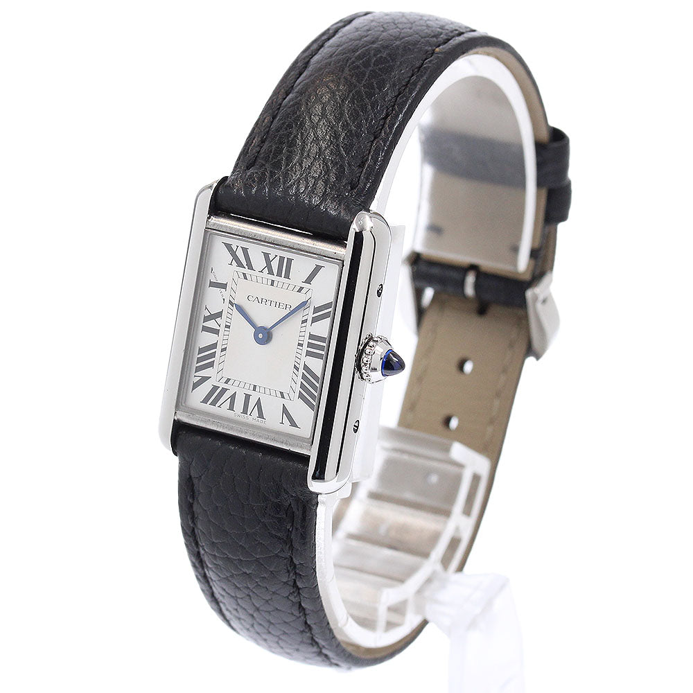 CARTIER tank mast SM WSTA0060 Silver Dial Solar Powered Ladies Watch_955715