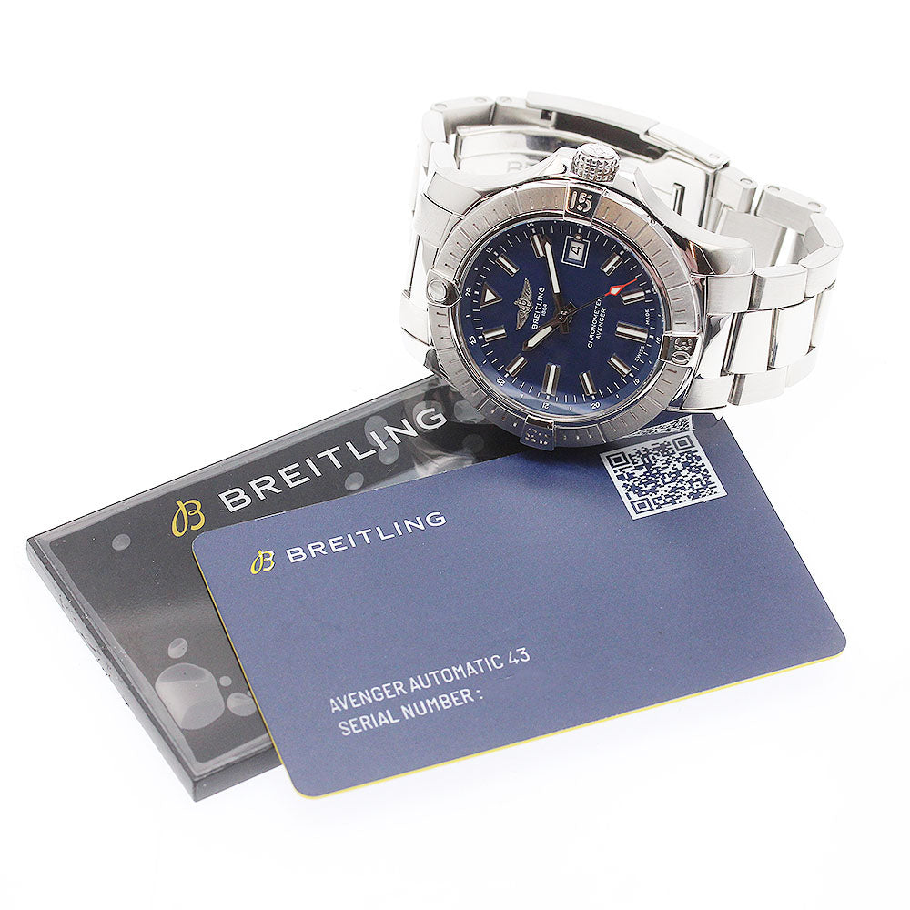 BREITLING Avenger Automatic 43 A17318 Navy Dial Automatic Men's Watch_955731