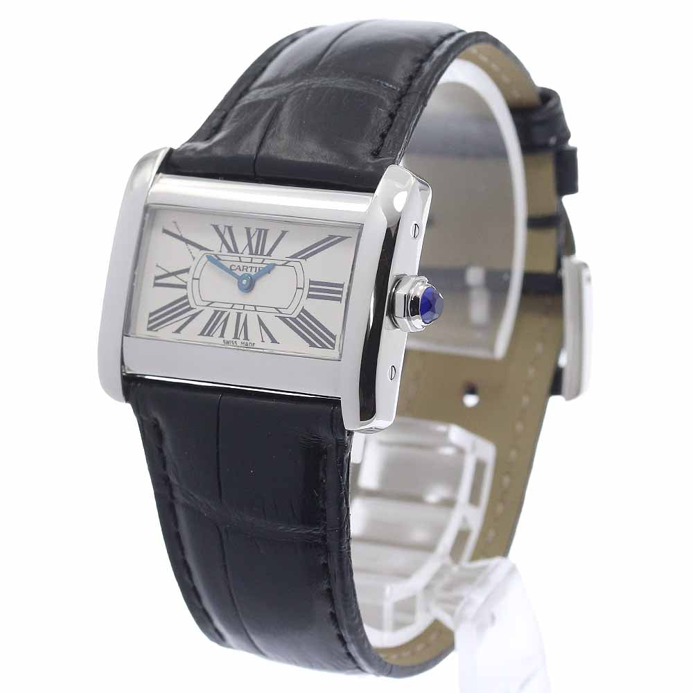 CARTIER Mini tank divan W6300255 beige Dial Quartz Ladies Watch_955739