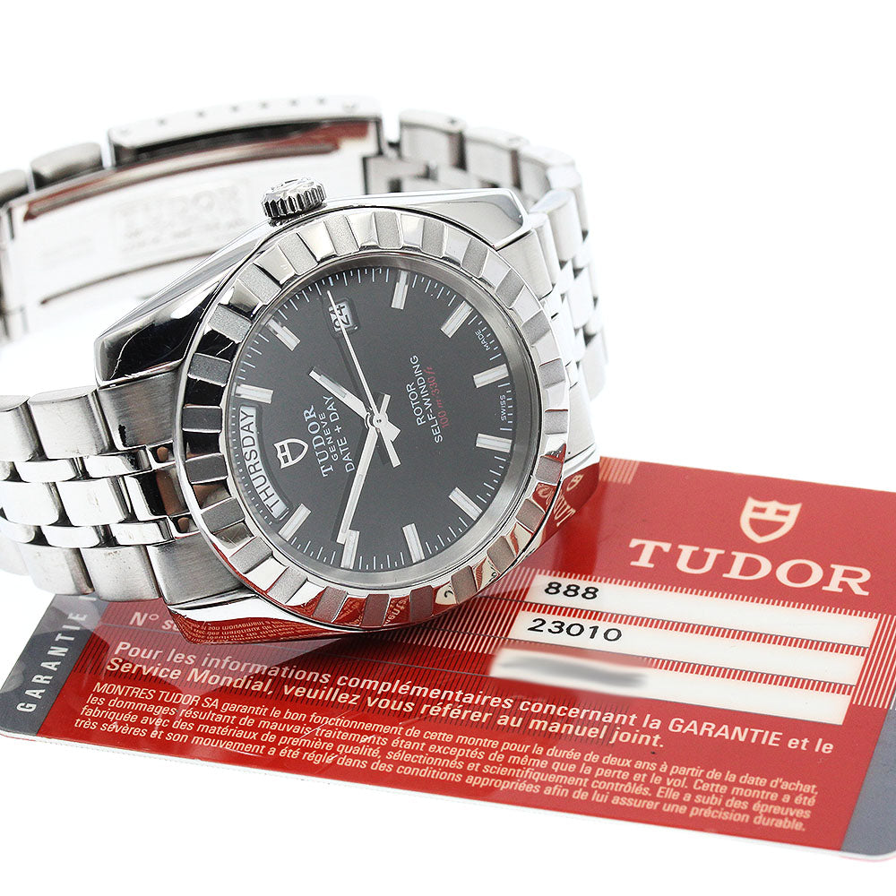 TUDOR Classic Date Day 23010 black Dial Automatic Men's Watch_955758