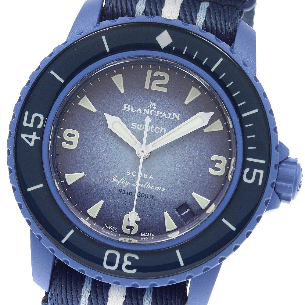 Blancpain Swatch x Blancpain Fifty Fathoms SO35A100 Automatic Men's Watch_955984