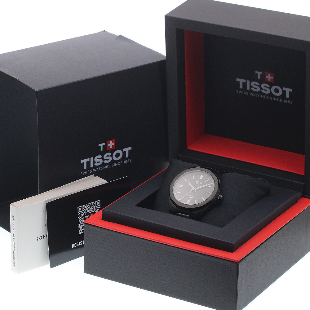 TISSOT PRC100 T151422 Date black Dial Solar Powered Men's Watch_955998