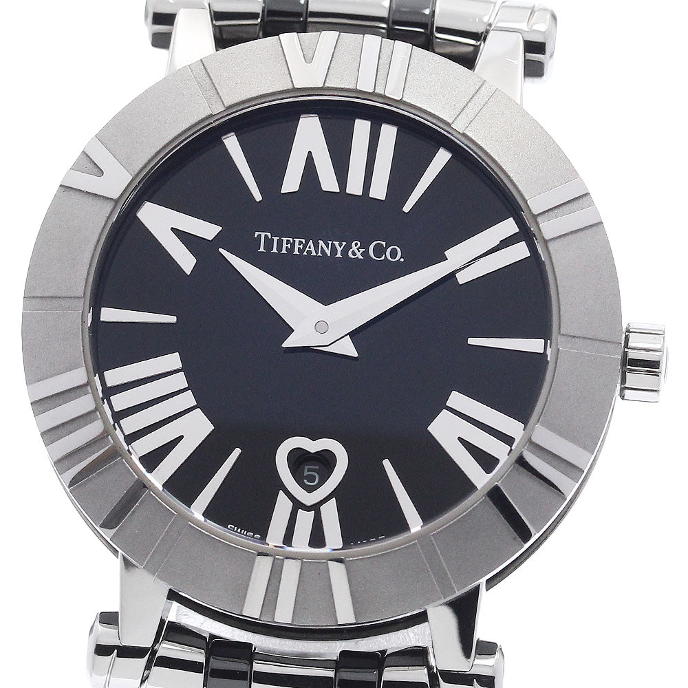 TIFFANY&Co. Atlas Z1300.11.11A10A00A Date Black Dial Quartz Ladies Watch_956021