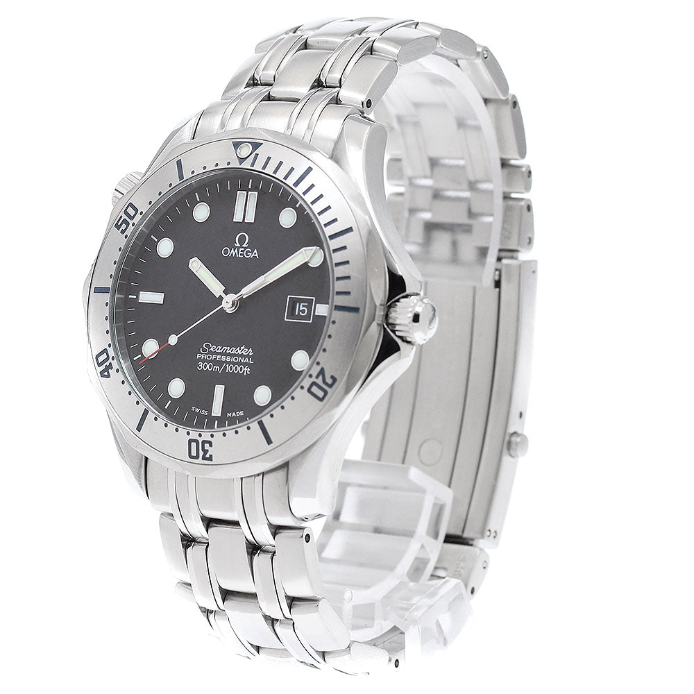 OMEGA Seamaster300 2261.50 Date Black Dial Quartz Men's Watch_956027